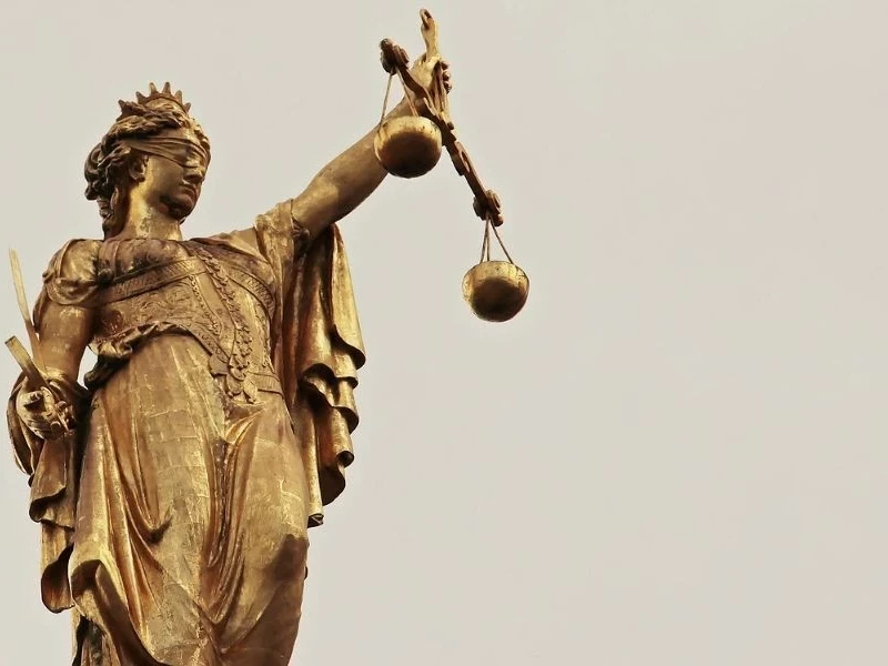 Die Justitia steht Symbolisch für die Staatsanwaltschaft-Hannover